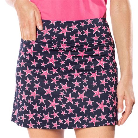 Pants - Golftini Shooting Stars Pull-on Tech Skort Size Small